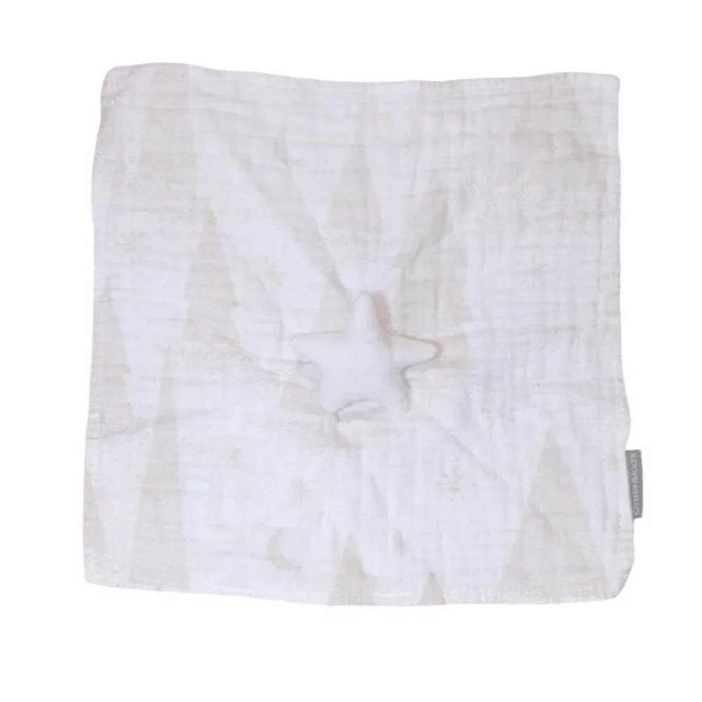 Crate & Barrel Kids Christmas Star Tree Lovey Security Blanket 15